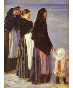 PEDER SEVERIN KROYER, Wenn die Fischerboote abfahren.