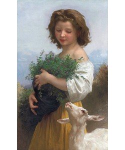 William Adolphe Bouguereau, Die kleine Esmeralda (La Petite Esmeralda). 1874