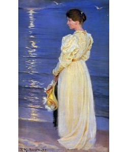 PEDER SEVERIN KROYER, Marie, die Frau des Künstlers.