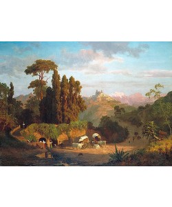 Albert Bierstadt, Italienische Berglandschaft. 1859