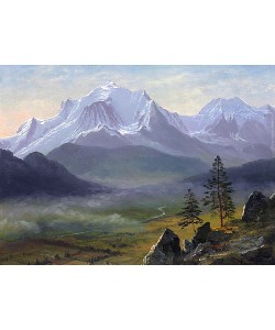 Albert Bierstadt, Mont Blanc.