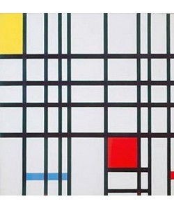Piet Mondrian, Komposition mit rot, blau und gelb.