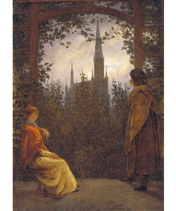 Caspar David Friedrich, Gartenlaube. 1818.