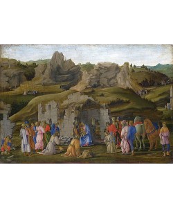 Filippino Lippi, Die Anbetung der Könige. Um 1480