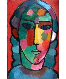 Alexej von Jawlensky, Mädchenkopf. Um 1915.