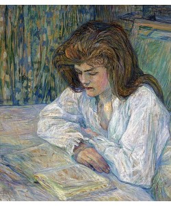 Henri de Toulouse-Lautrec, Die Lesende (La Liseuse). 1889
