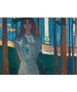 Edvard Munch, Sommernacht. Die Stimme. 1896.