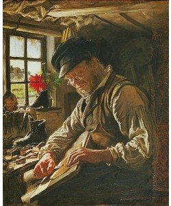 PEDER SEVERIN KROYER, Alter Schuhmacher in Arildsleje. 1872