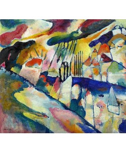 Wassily Kandinsky, Landschaft mit Regen. 1913