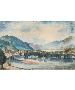 Albrecht Dürer, Trient, von Norden gesehen. Frühjahr 1495.