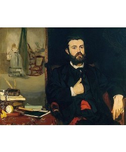 Édouard Manet, Bildnis des Dichters Zacharie Astruc. 1866.