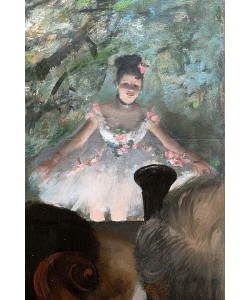 Edgar Degas, Musiciens à l'Orchestre. Detail. 1872 (siehe auch Bildnummer 4811)