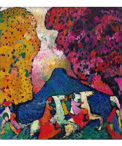 Wassily Kandinsky, Der blaue Berg. 1908-09