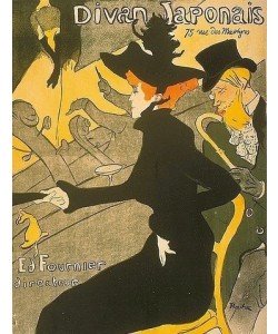 Henri de Toulouse-Lautrec, Divan Japonais. 1892-94