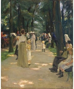 Max Liebermann, Papageienallee. 1902.