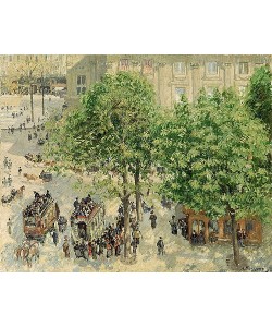 Camille Pissarro, Place du Theatre-Francais, Frühling, 1898.