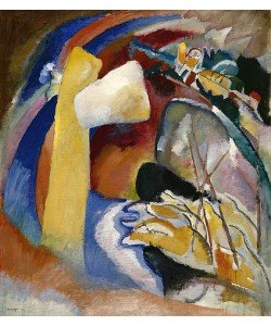 Wassily Kandinsky, Entwurf zu Bild mit weißer Form. 1913