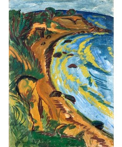 Ernst Ludwig Kirchner, Bucht an der Fehmarnküste. 1913