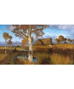 Otto Modersohn, Herbst im Moor. 1895.