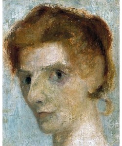 Paula Modersohn-Becker, Selbstbildnis. Um 1898.
