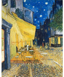 Vincent van Gogh, Café-Terrasse am Abend in Arles (Le Café, le soir). 1888