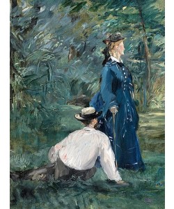 Édouard Manet, Krocketpartie. Detail. 1873 (siehe auch Bildnummer 957)