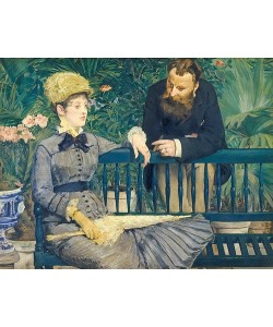 Édouard Manet, Das Ehepaar Guillemet im Gewächshaus. 1879