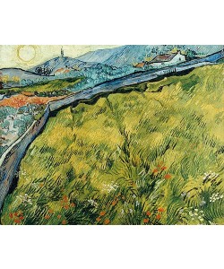 Vincent van Gogh, Saatfeld bei Sonnenaufgang. 1890.