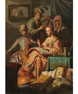 Rembrandt van Rijn, Musizierende Gesellschaft. 1626