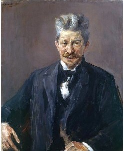 Max Liebermann, Bildnis des dänischen Literaturhistorikers Georg Morris Cohen Brandes (1842-1927). 1900-1902.