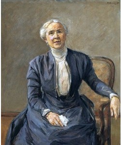 Max Liebermann, Bildnis Frau Adele Wolde. 1910.