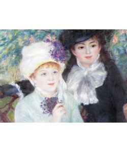 Pierre-Auguste Renoir, Nach dem Mittagessen (La fin du Déjeuner). Detail. 1879 (siehe auch Bildnummer 4910)