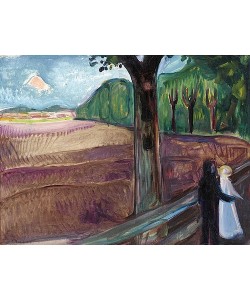 Edvard Munch, Sommernacht (Sommernatt). 1917.
