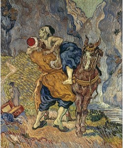 Vincent van Gogh, Der barmherzige Samariter (nach Delacroix). 1890