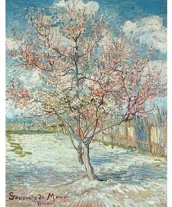 Vincent van Gogh, Blühende Pfirsichbäume (Souvenir de Mauve). 1888.