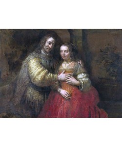 Rembrandt van Rijn, Isaak und Rebekka, Die Judenbraut. Um 1665-69