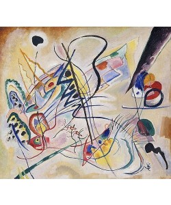 Wassily Kandinsky, Musikalische Ouvertüre, Violetter Keil. 1919.