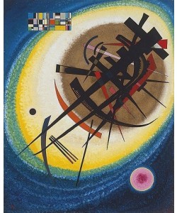 Wassily Kandinsky, Im hellen Oval. 1925.