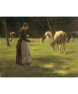 Max Liebermann, Kuhhirtin. 1890-192.