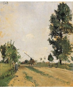 Otto Modersohn, Landstraße bei Münster. 1887.