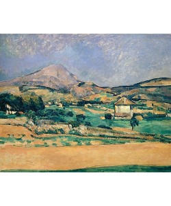 Paul Cézanne, Blick zum Montagne Sainte-Victoire. 1882/85.