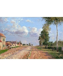 Camille Pissarro, Route de Versailles, Rocquencourt. 1871.