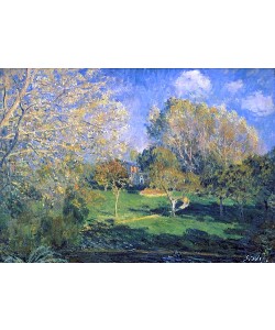 Alfred Sisley, Der Garten von Monsieur Hoschedé in Montgeron. 1881