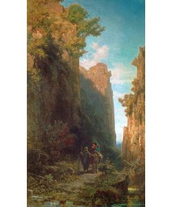 Carl Spitzweg, Die Flucht nach Ägypten. 1875/79