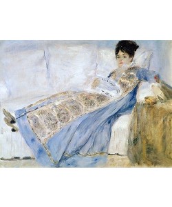 Pierre-Auguste Renoir, Madame Monet auf dem Sofa. Ca. 1872-1874