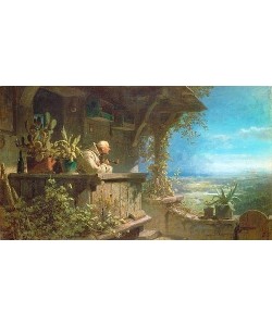 Carl Spitzweg, Es brennt. Um 1860/62