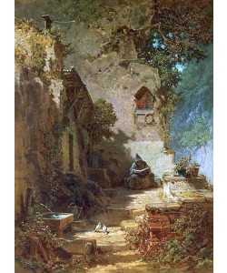 Carl Spitzweg, Der Einsiedler.