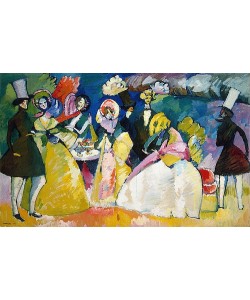 Wassily Kandinsky, Reifrockgesellschaft. 1909