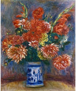 Pierre-Auguste Renoir, Dahlien. 1918