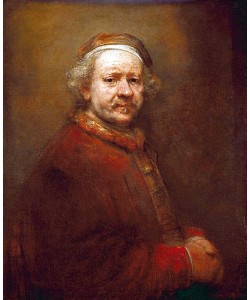 Rembrandt van Rijn, Selbstbildnis im Alter von 63 Jahren. 1669